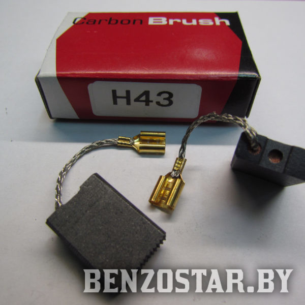 Щетки электроугольные (графитовые) 6x16x22 H43 для BOSCH с авто отключением